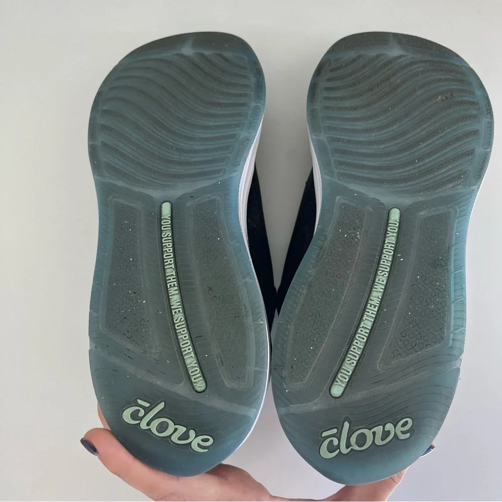 Clove Womens Classic Shoes Healthcare Hospital Shoes‎ 9.5 Black Nursing
